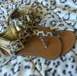 Leopard Sandal