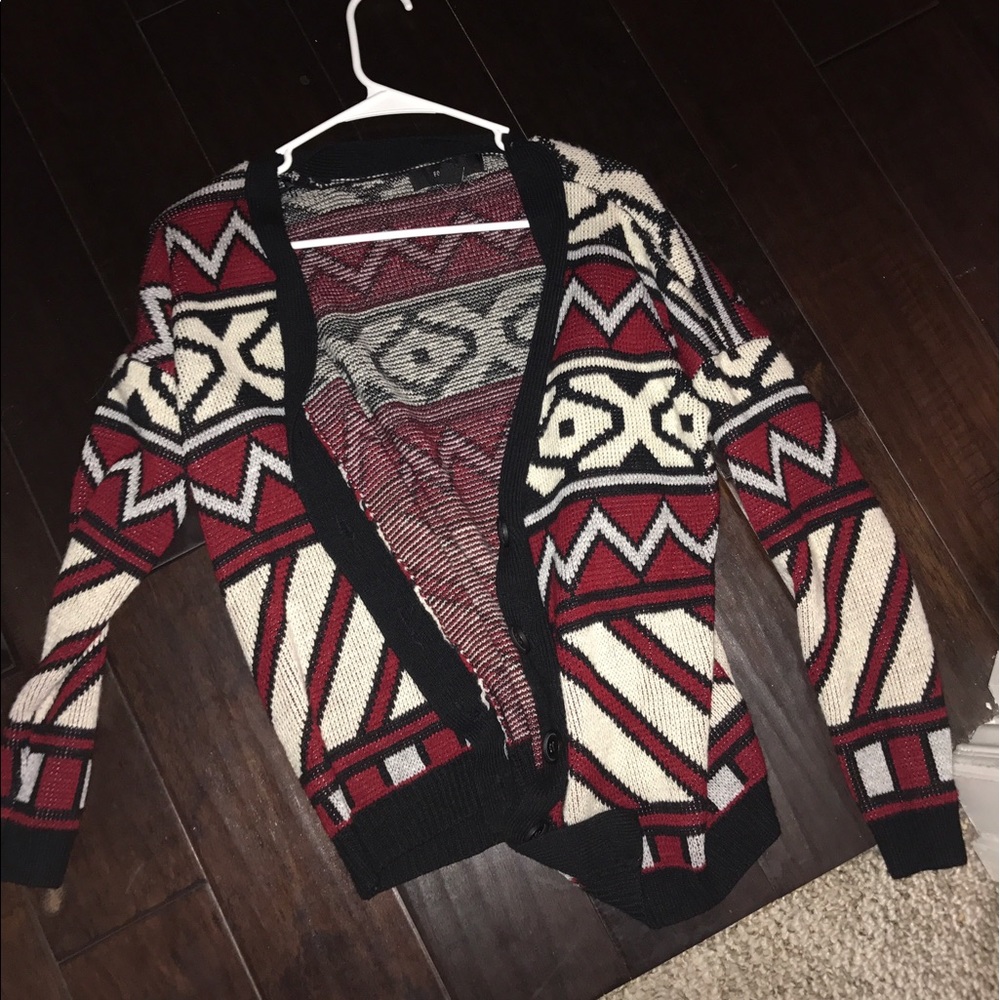 Aztec Cardigan Sweater