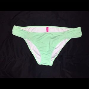 Victoria Secret Mint Green Bikini Bottoms Large