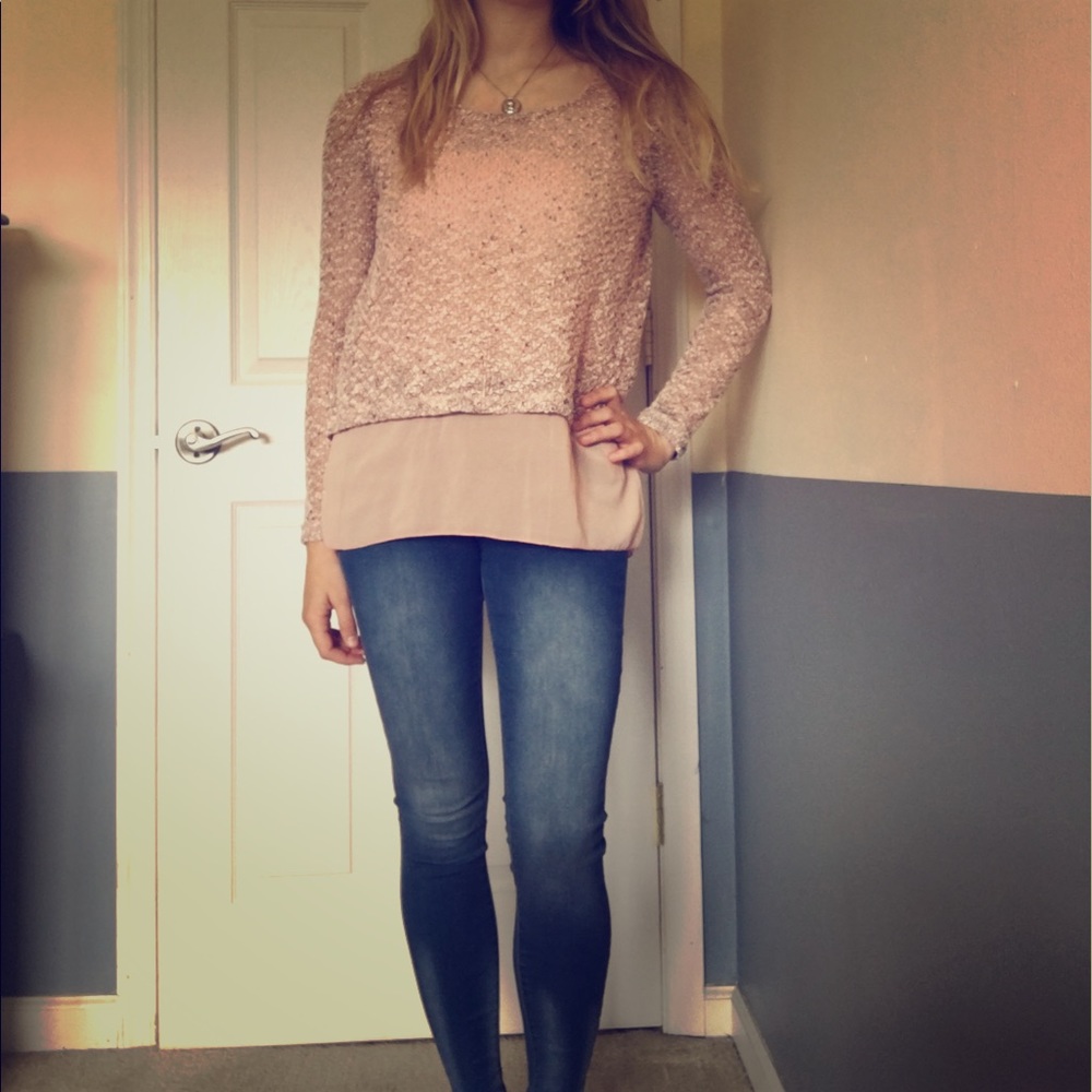 Long sleeve knit shirt