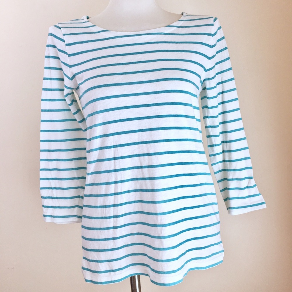 J crew nautical 3/4 sleeve