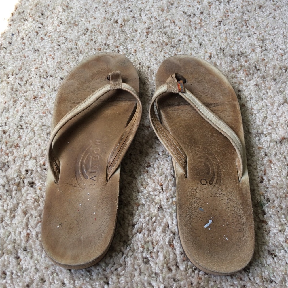 Rainbow Flipflops