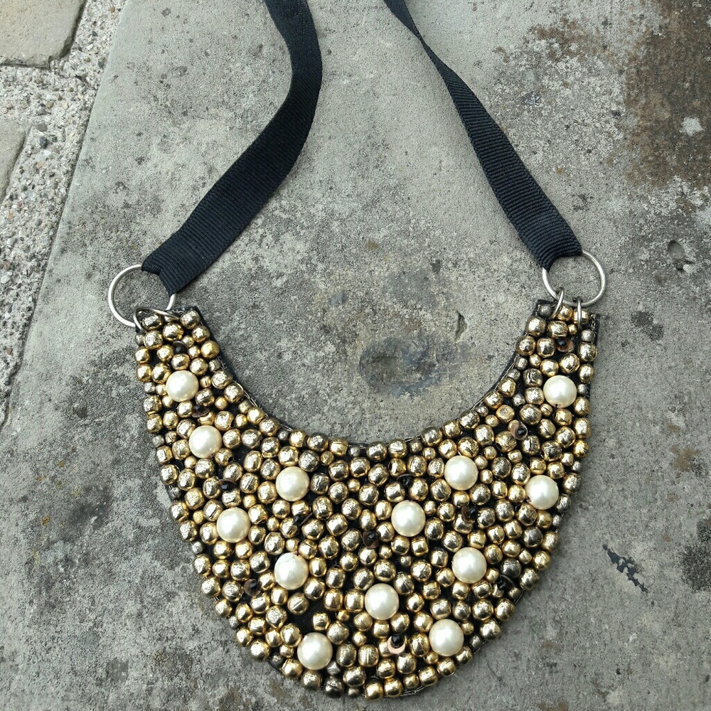 Beaded Bib Necklace