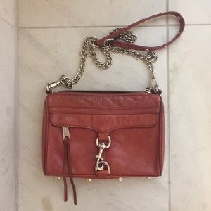 ❌SOLD❌Dark orange Rebecca minkoff crossbody