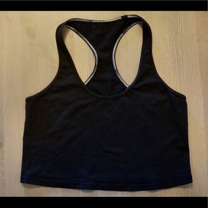 🖤 LULULEMON BLACK CROP TANK 🖤