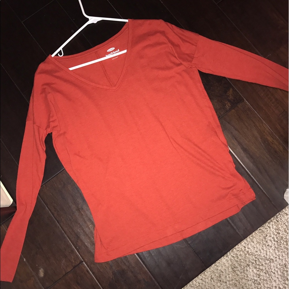 Orange Long sleeved Shirt
