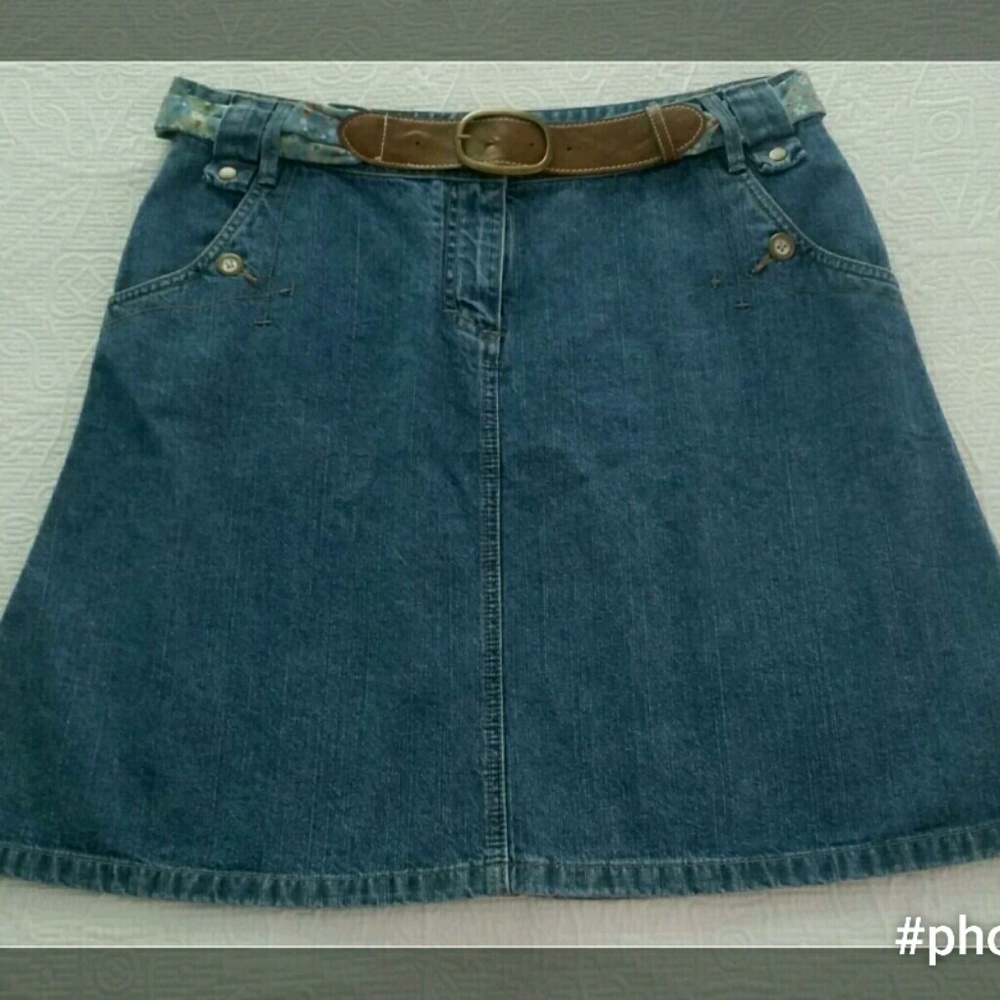Christopher & Banks denim skirt