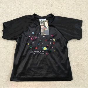 OMIGHTY Velvet Crop Tee