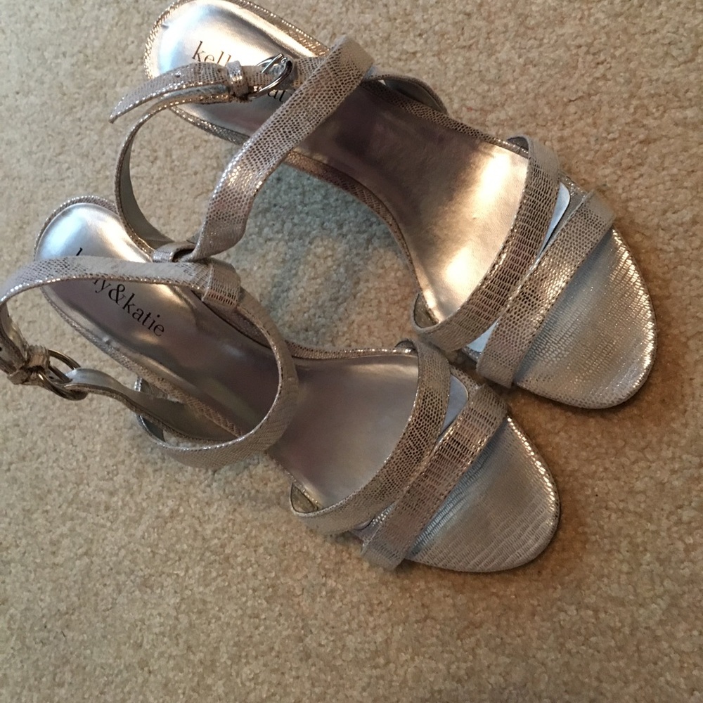Silver Kelly & Katie high heels