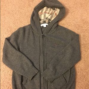 Burberry zip up jacket size 6