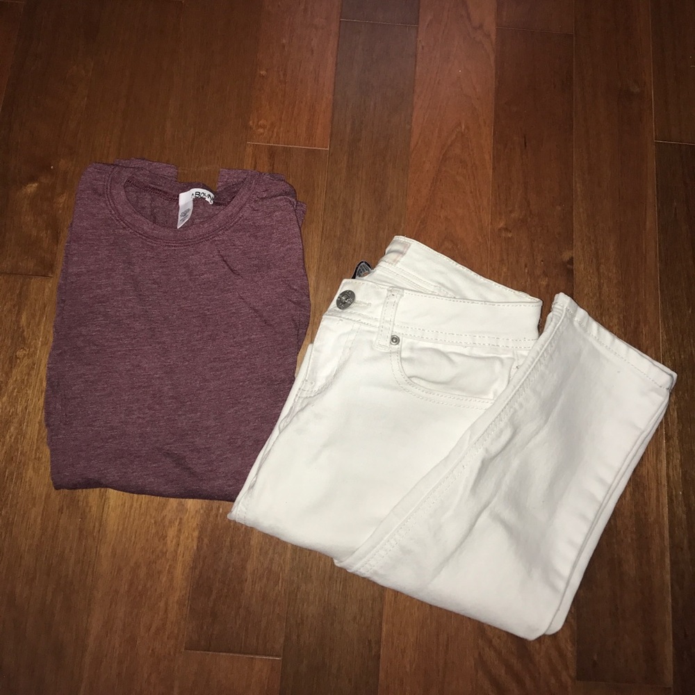 Maroon Long Sleeve T-Shirt