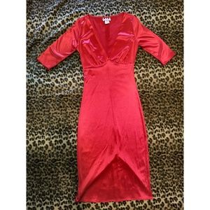 Red Vintage Inspired Dress by Pinup Girl Clothing