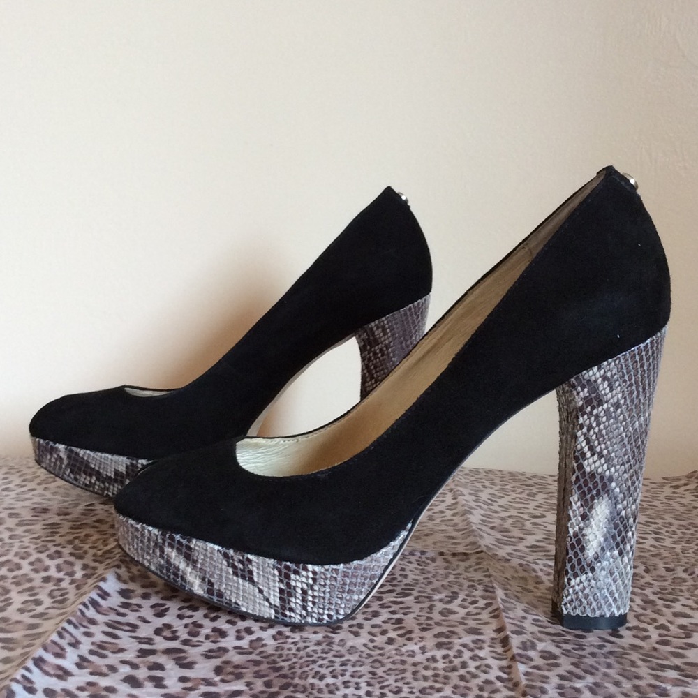 New Michael Kors leather peep toe - Picture 2 of 8
