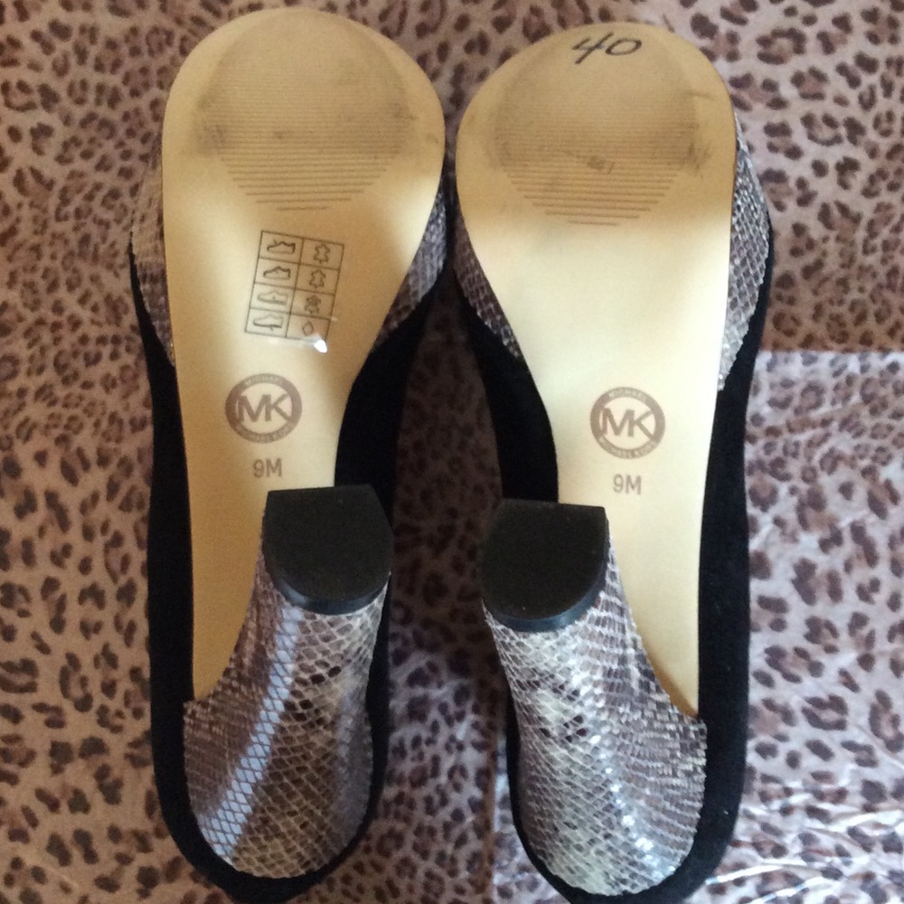 New Michael Kors leather peep toe - Picture 6 of 8