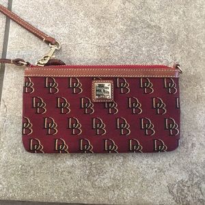 Maroon dooney and Bourke wristlet