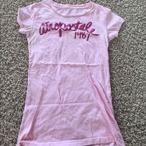 Pink Aeropostale tee shirt.