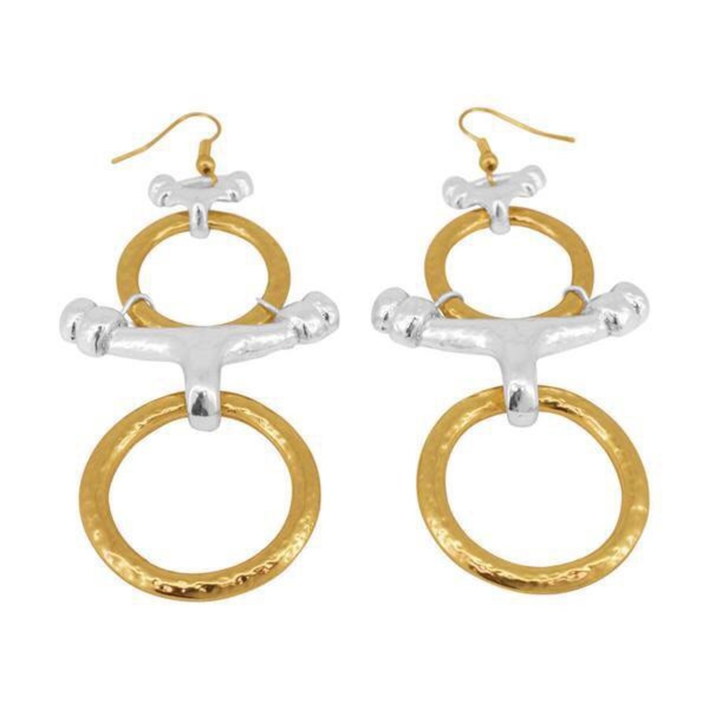 Gold earrings