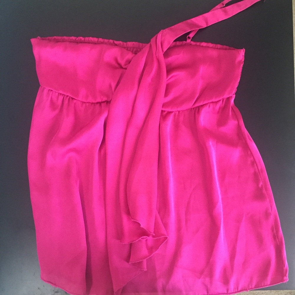 ✨SALE✨Charlotte Russe Pink Silk Top