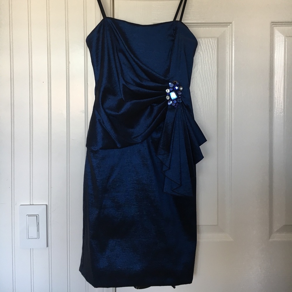 Blue/ Black Cocktail Dress