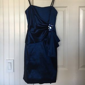 Blue/ Black Cocktail Dress
