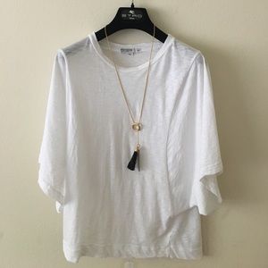 Anthropologie White Tee
