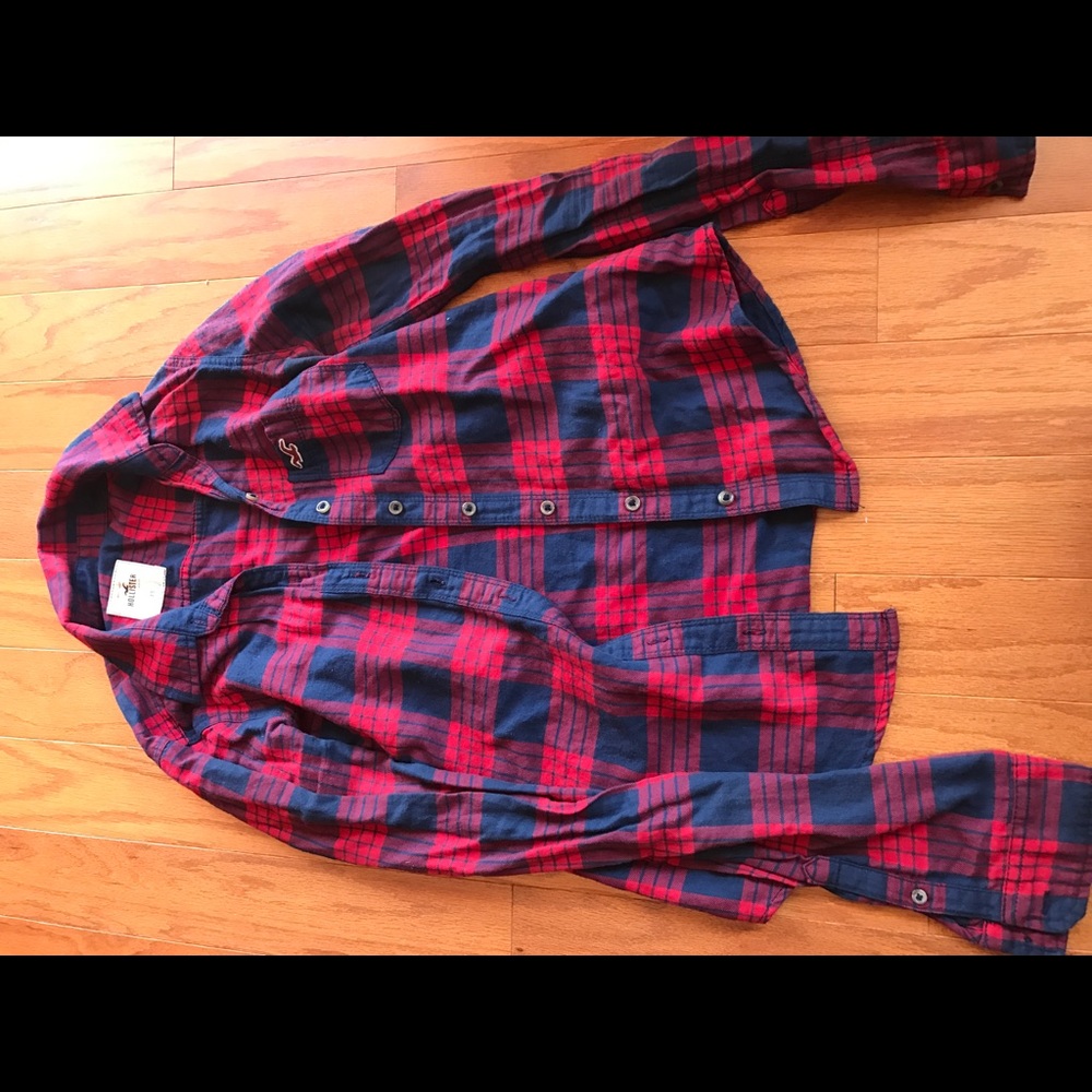 XS thick and comfy hollister flannel