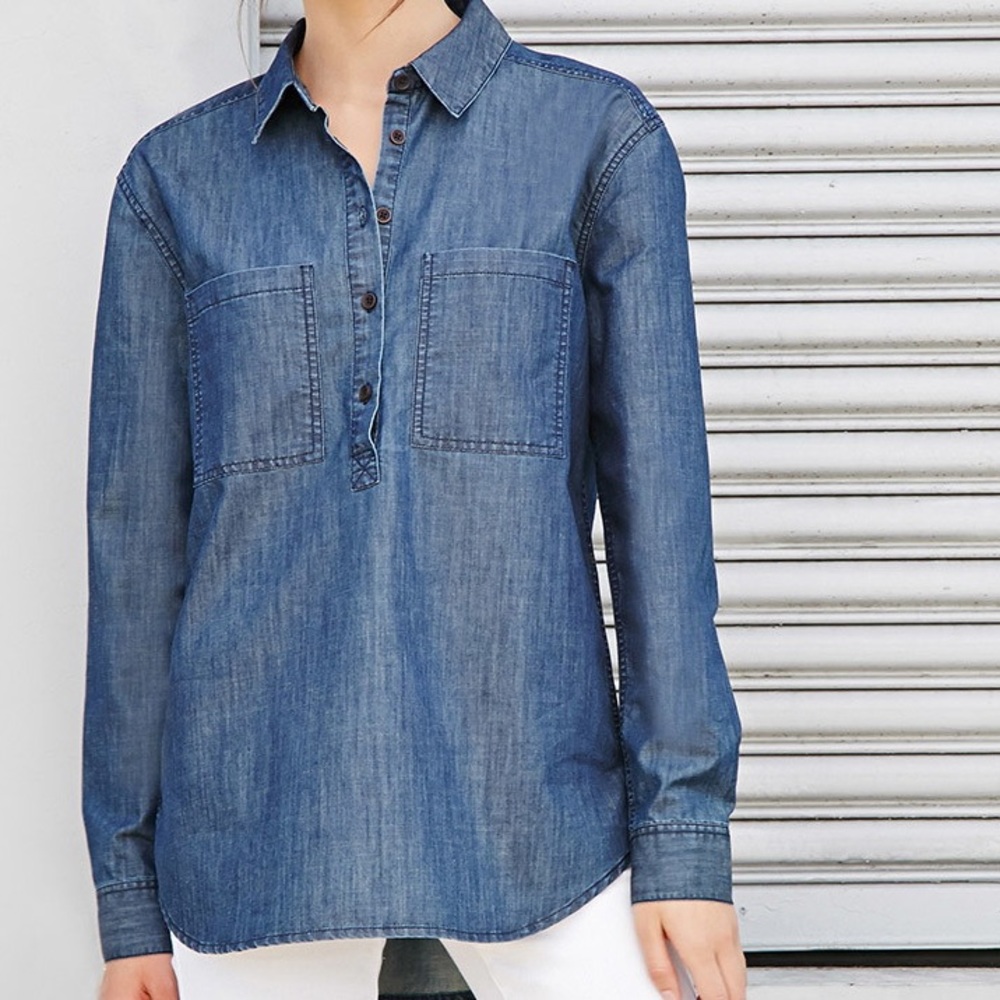 Chambray Popover Shirt