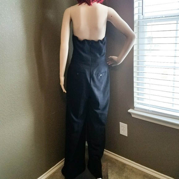 ❌SOLD The Limited Black Halter Pants Jumper - Picture 4 of 8