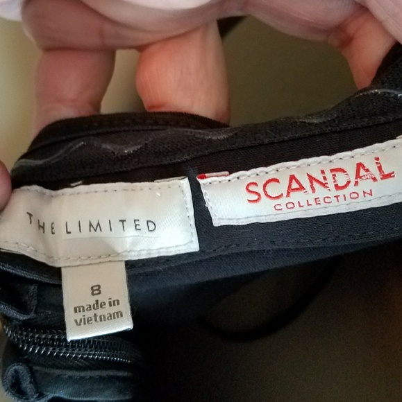 ❌SOLD The Limited Black Halter Pants Jumper - Picture 6 of 8