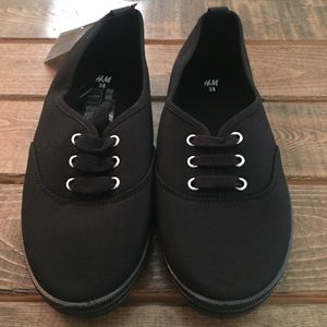 Black Canvas Shoes