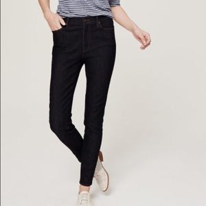 LOFT Modern High Waist Skinny Ankle Jeans