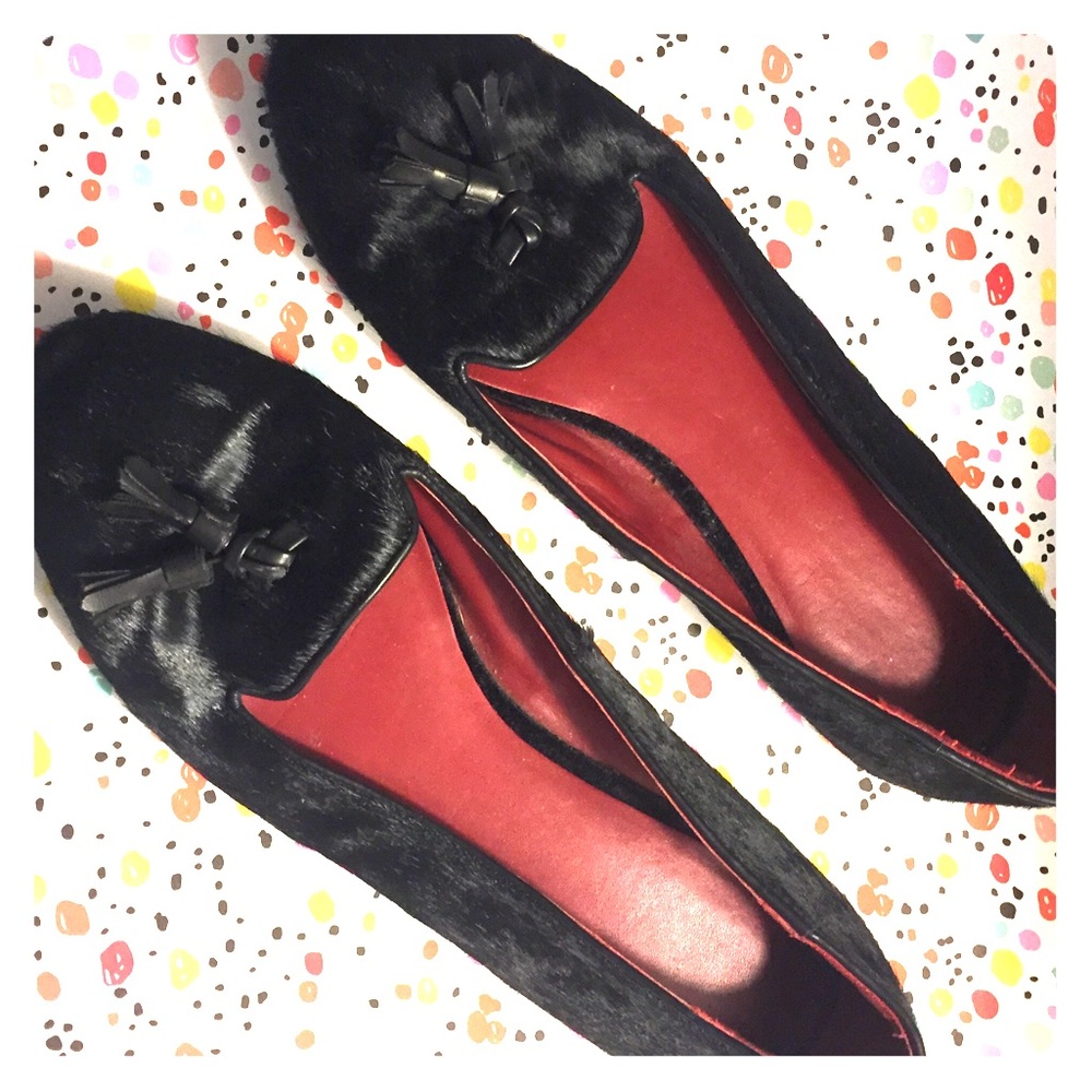 Faux Fur Tommy Hilfiger Driving Loafers