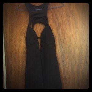 Black Dress w/ cutout opening front