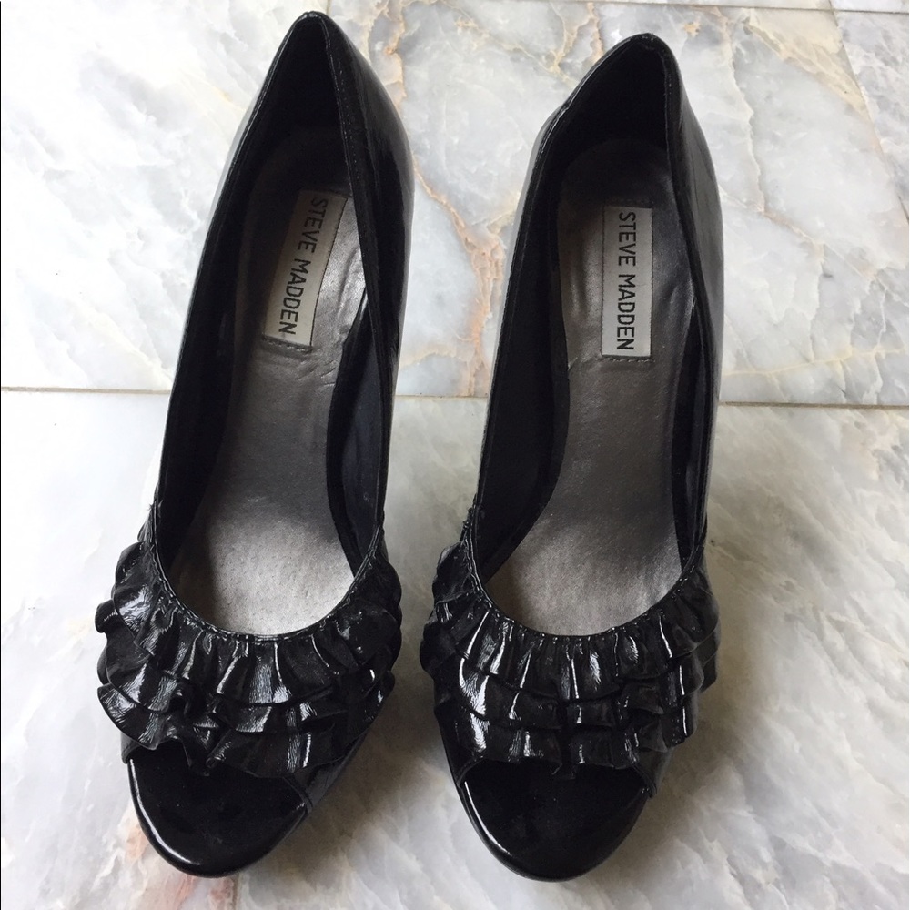 Steve madden black heels size 9