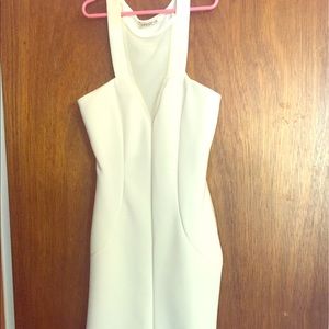 Arden B White Dress w/ mesh inserts