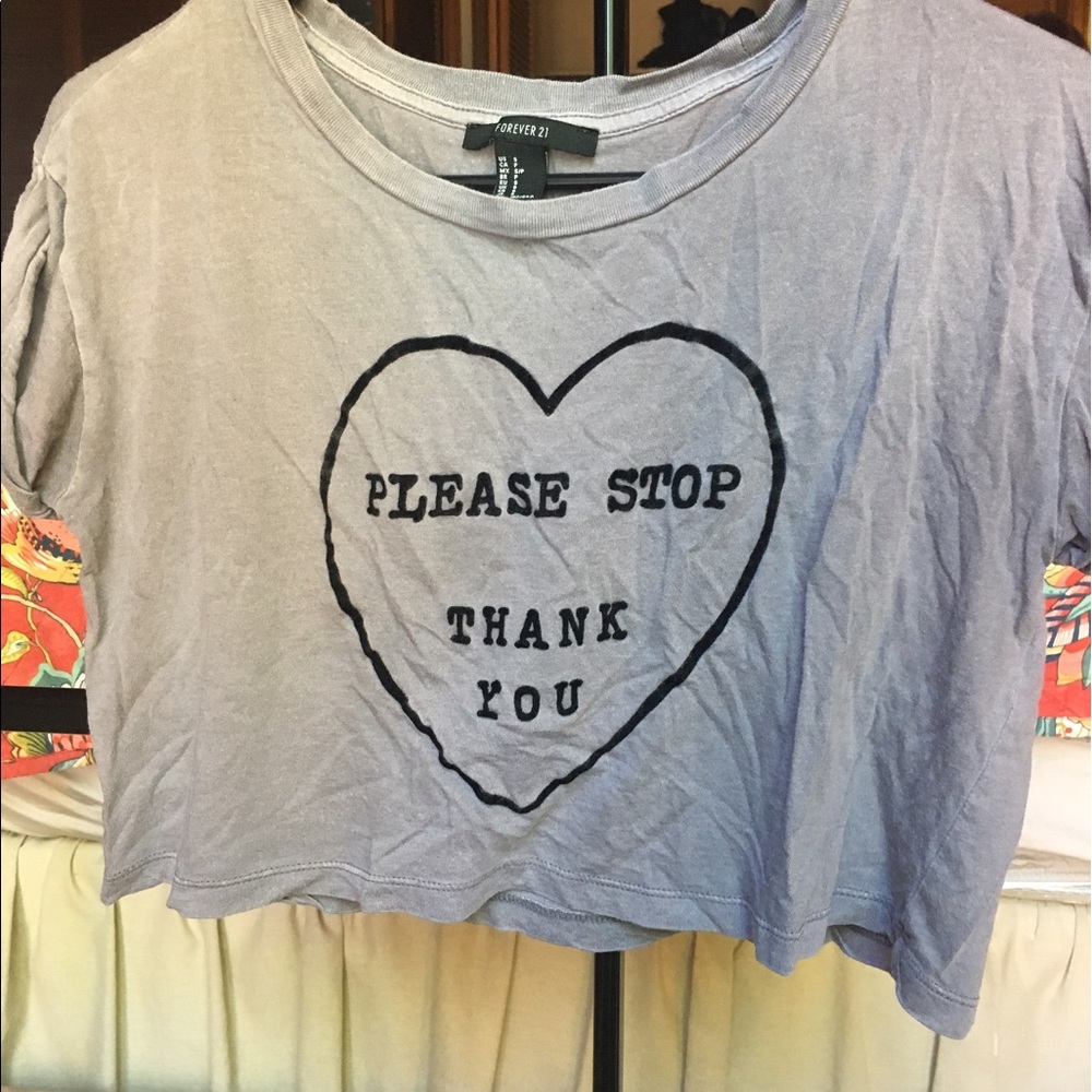 Forever 22 graphic crop