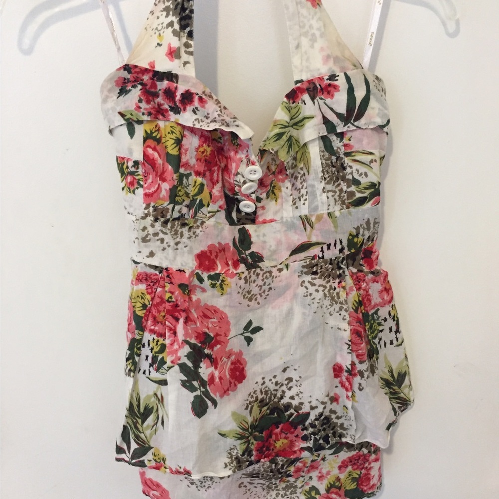 ✨SALE✨Papaya Floral Top