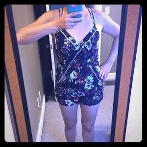 SOLD-Floral Romper