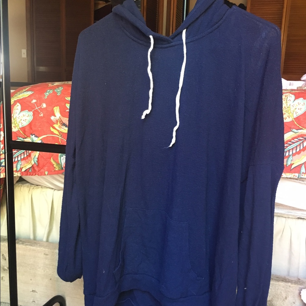 Brandy Melville blue hoodie