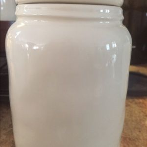 White sugar container