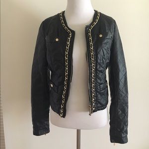 Faux Leather Jacket