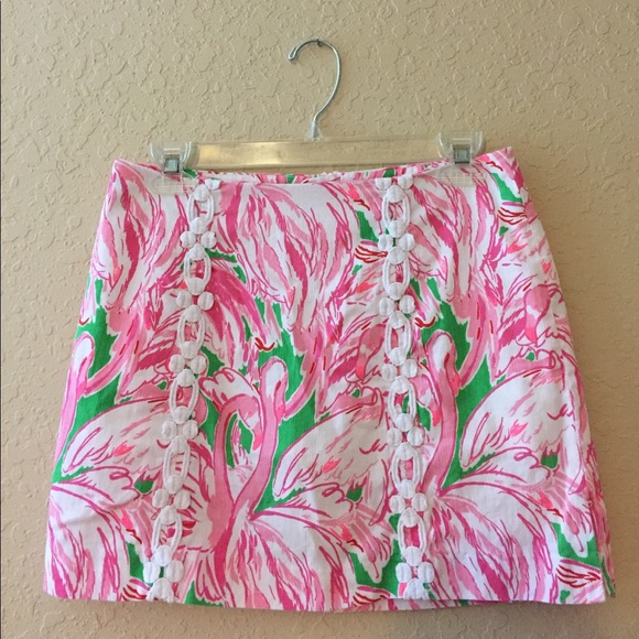 Lilly Pulitzer Dresses & Skirts - Final Price! Lilly Pulitzer Pink Colony Skort 2