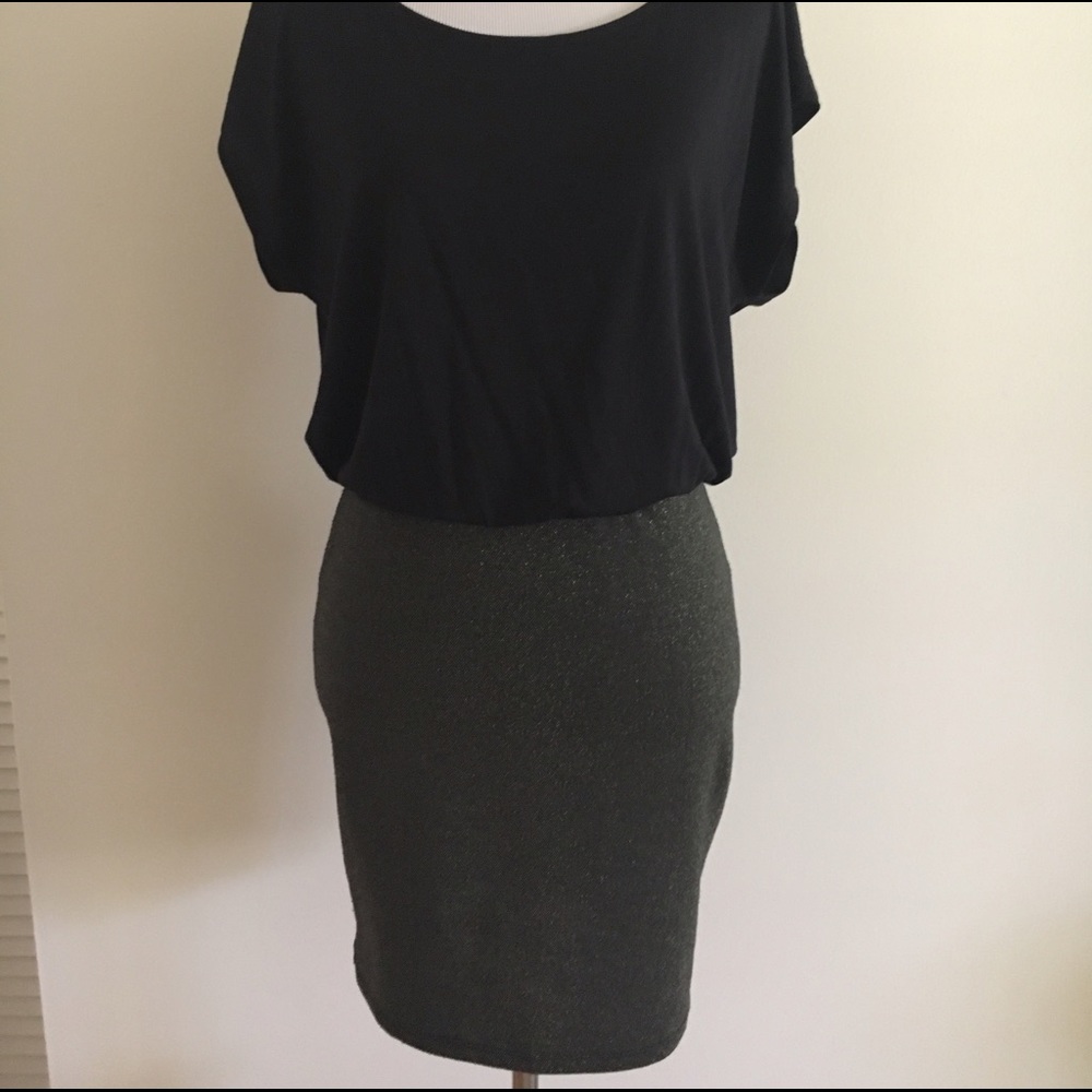 Black and Gold Dress