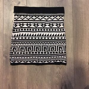 H&M bohemian style Sweater skirt