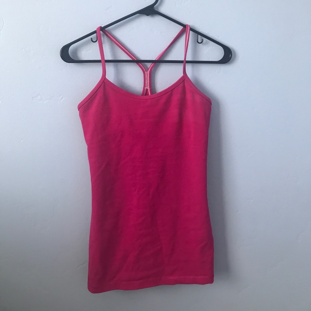 Hot pink lululemon top