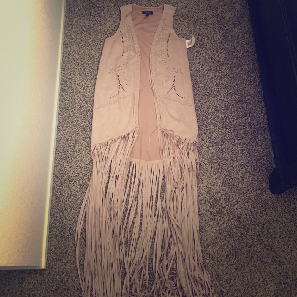 Suede vest