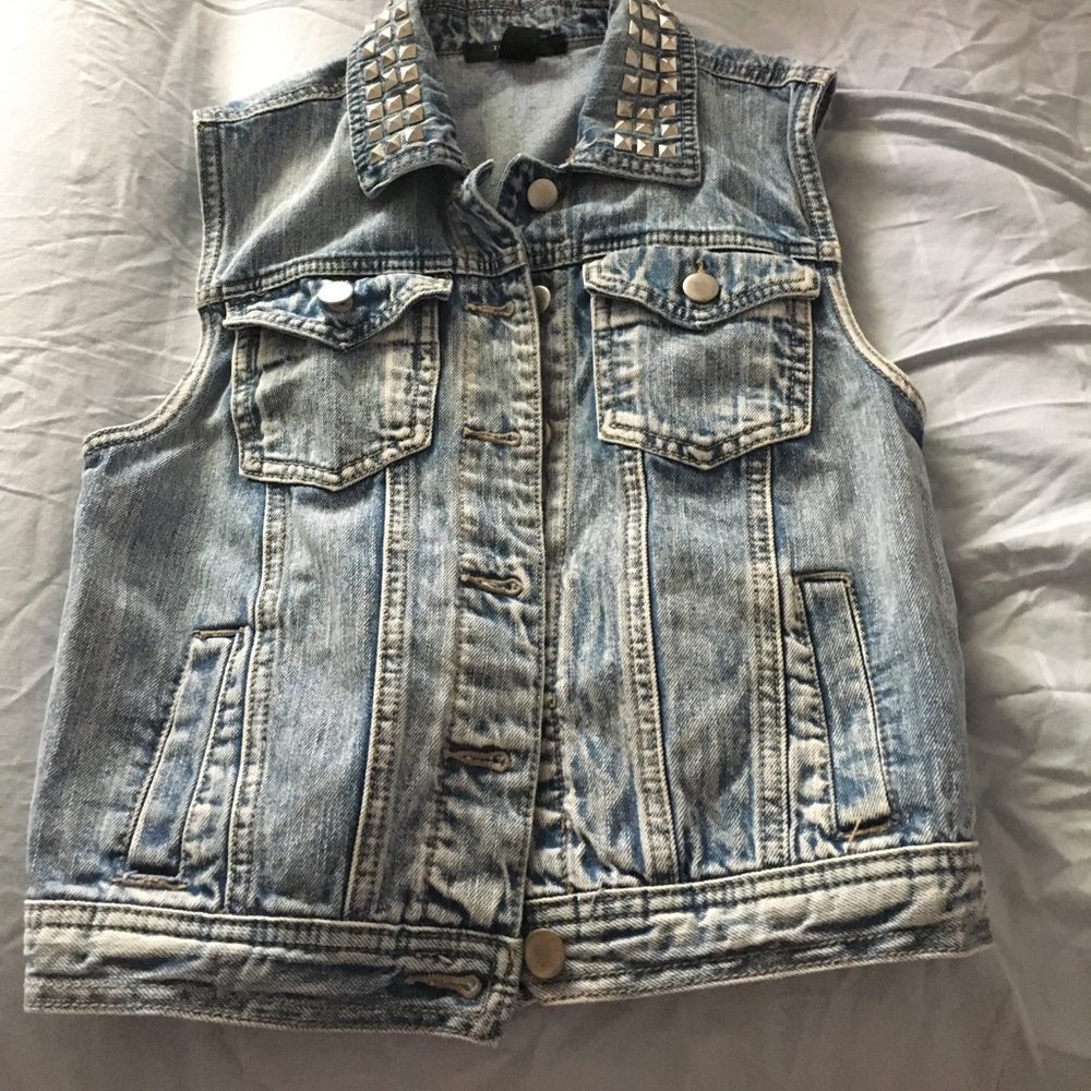 Jean jacket vest