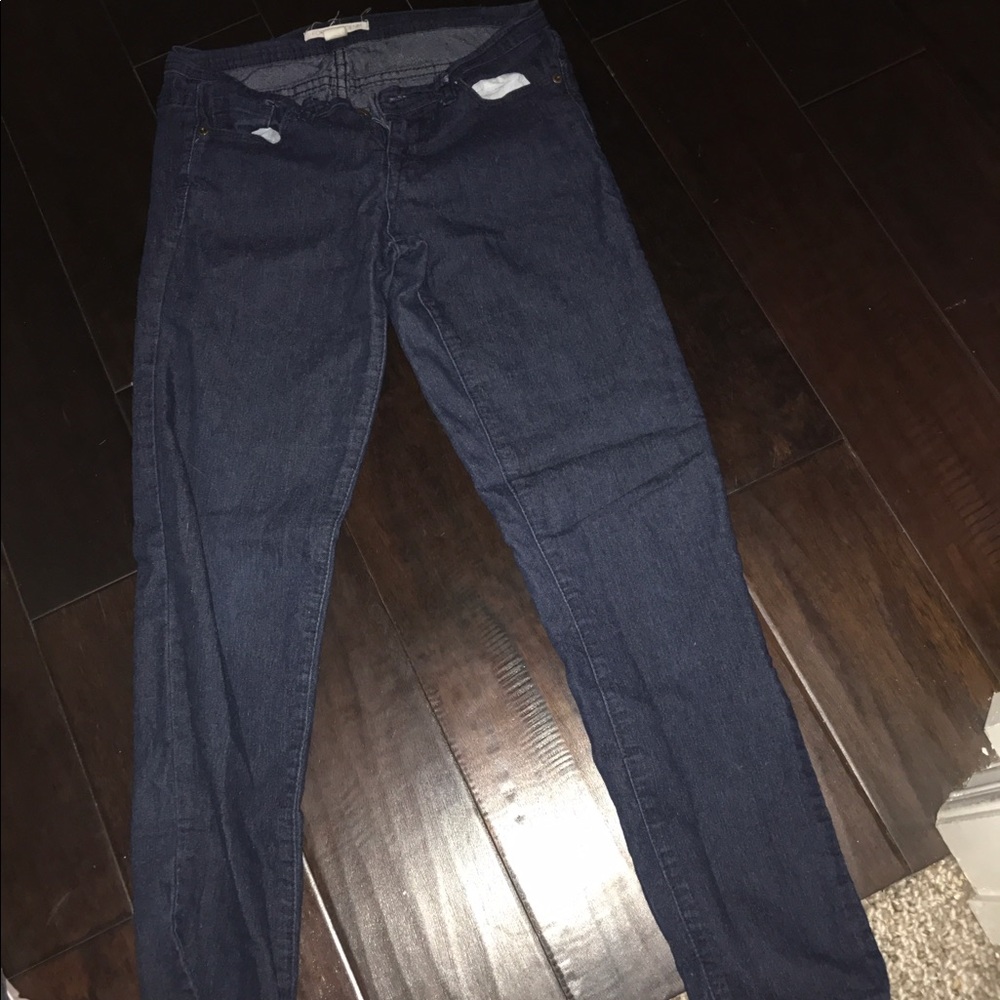 Long navy Jeans