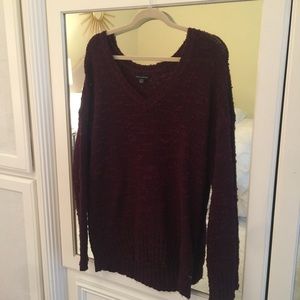 Maroon American Eagle Sweater