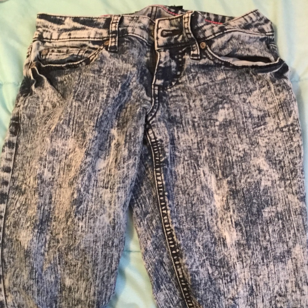 Bleached jeans